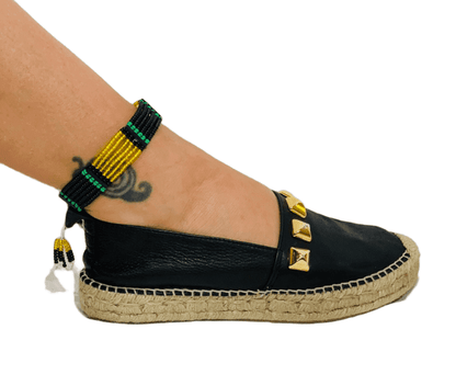 DIRE - Hand Beaded Hamer Jewelry- Jamaican Flag