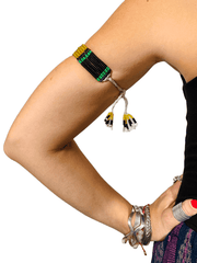 DIRE - Hand Beaded Hamer Jewelry- Jamaican Flag