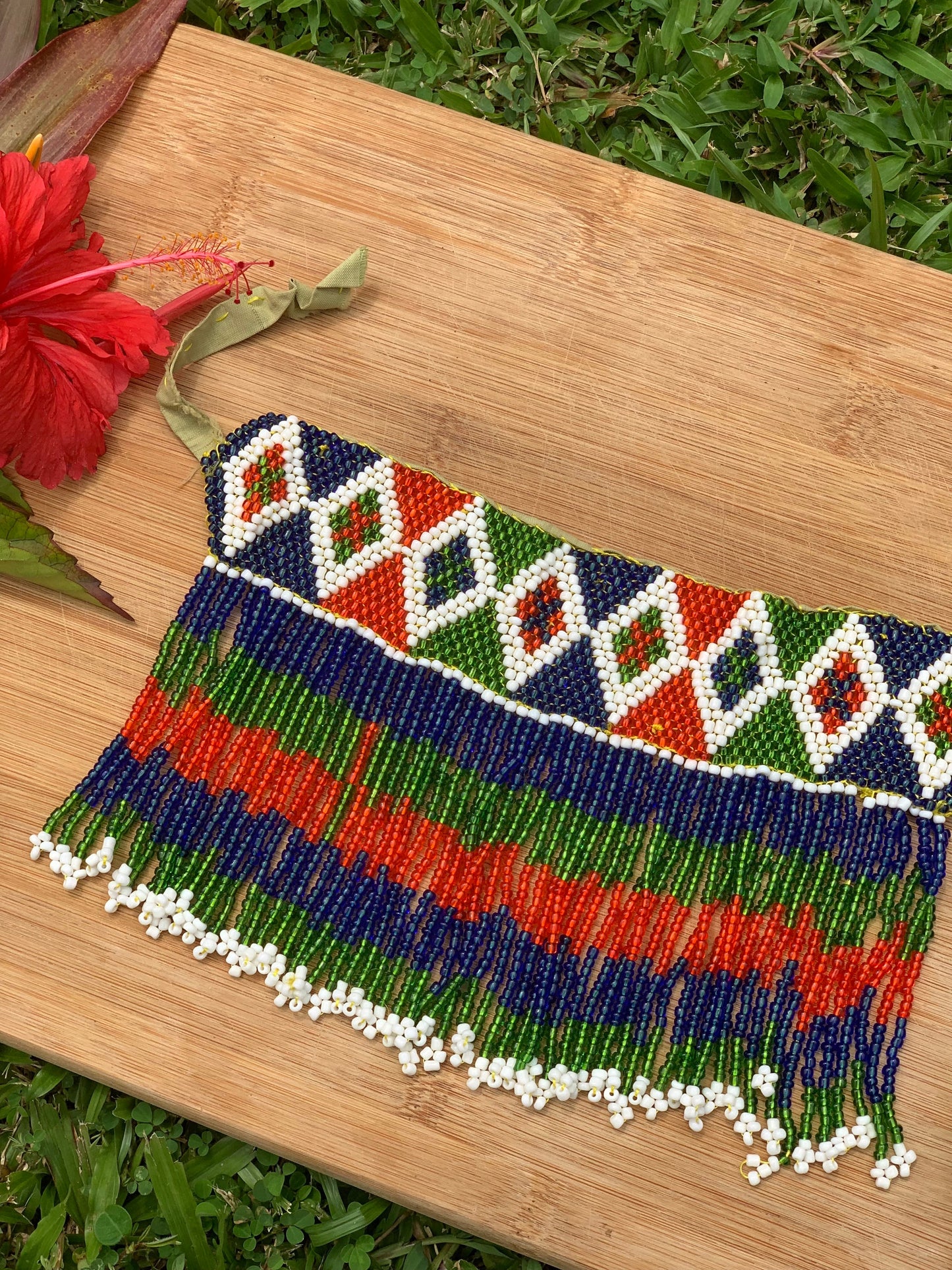 Tribal Beaded Afghani Choker