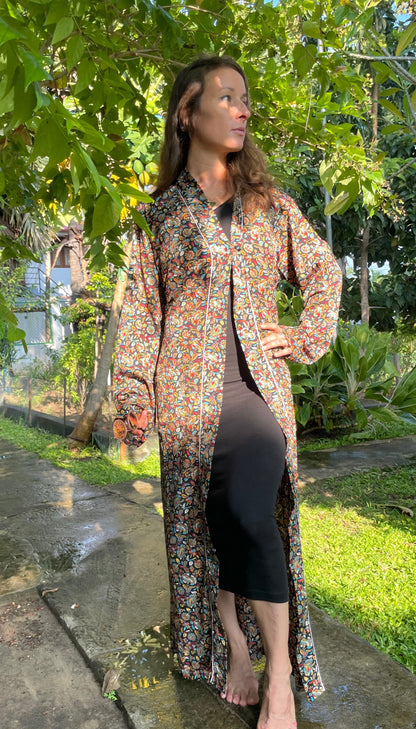 The Monroe Bamboo Silk Kimono Robe - 4 Print Options