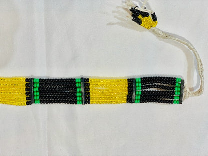 DIRE - Hand Beaded Hamer Jewelry- Jamaican Flag