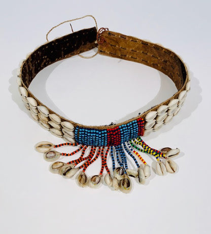 THE DIRE Beaded Tribal Authentic Cowrie Belt