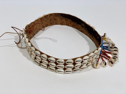 THE DIRE Beaded Tribal Authentic Cowrie Belt