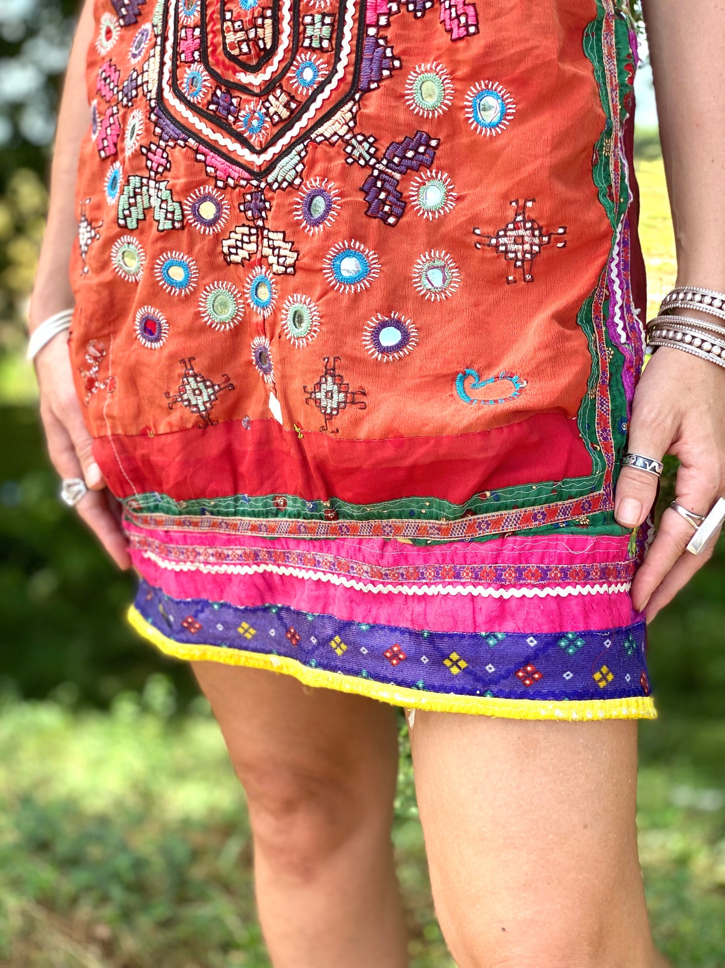 Vintage Banjara Textile Dress- The Mehicana