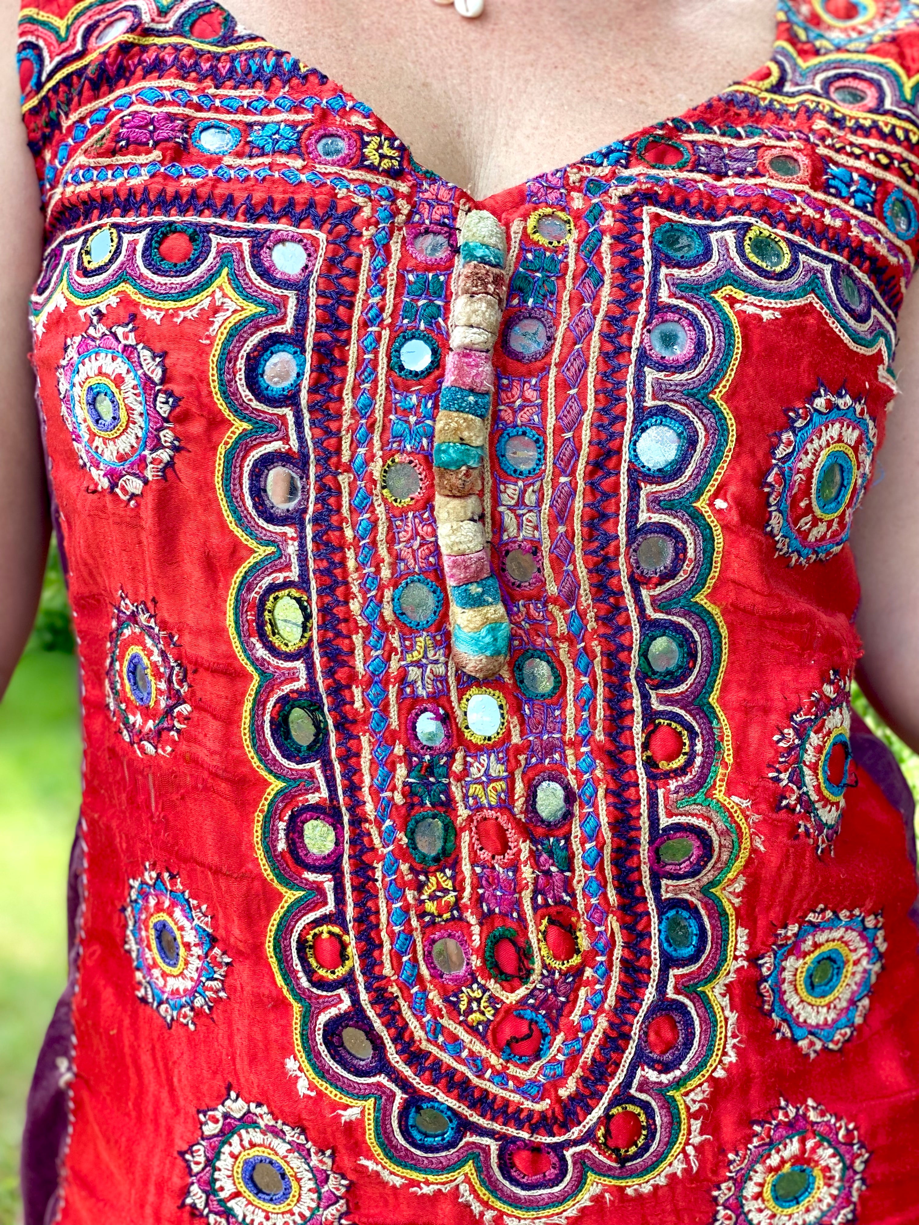 Vintage Banjara Textile Dress- The Nola
