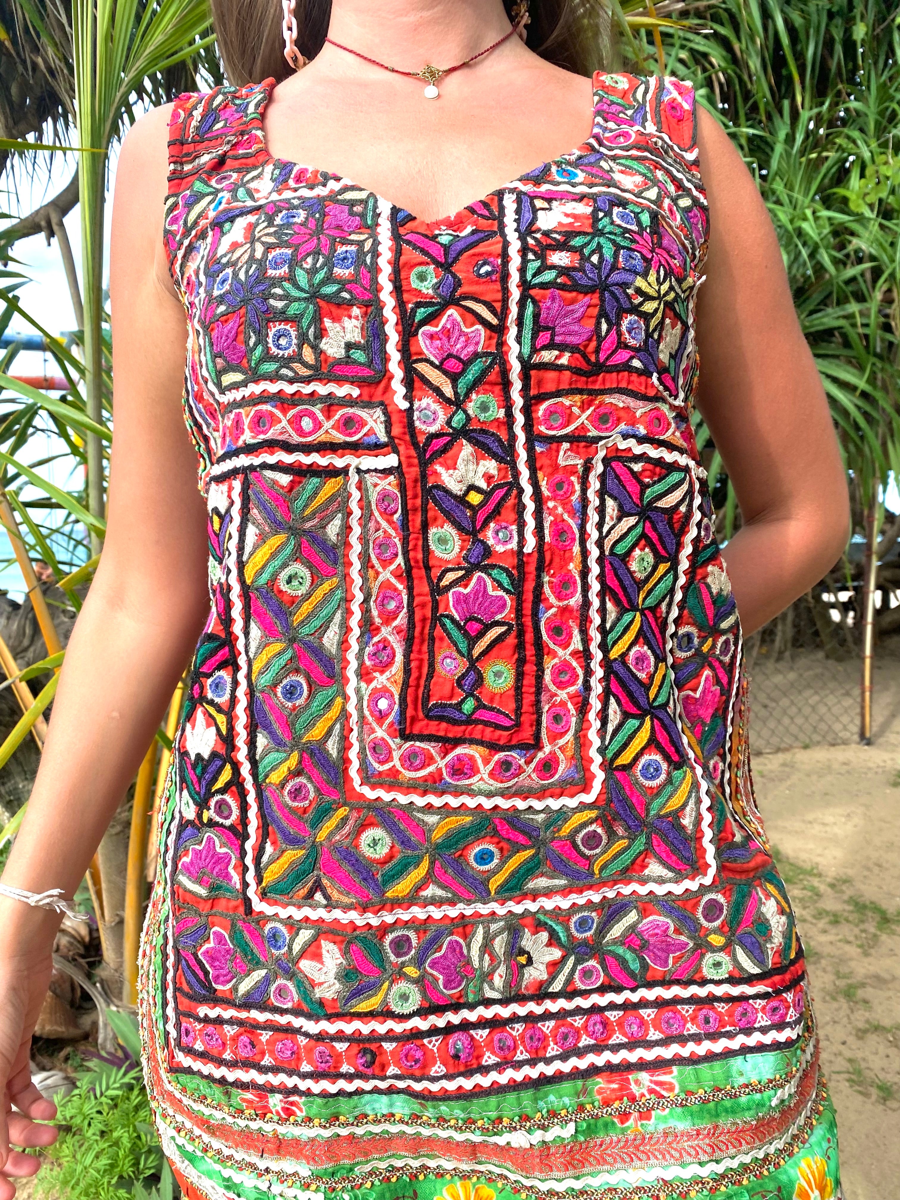 Vintage Banjara Textile Dress- The Veda