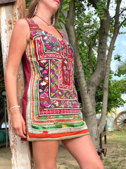 Vintage Banjara Textile Dress- The Veda