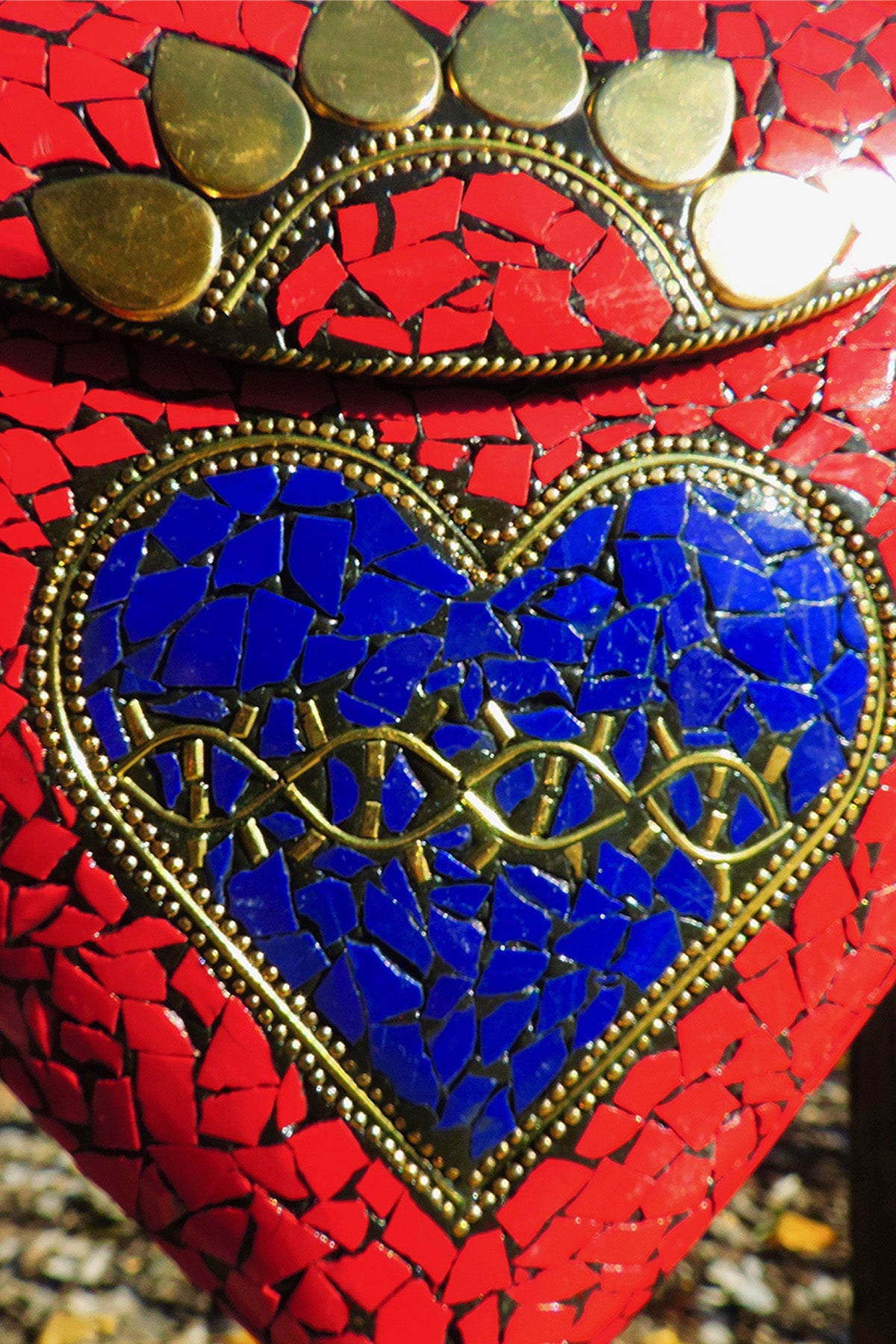 BoBo Designed Mosaic Bag -Sacred Heart Rouge