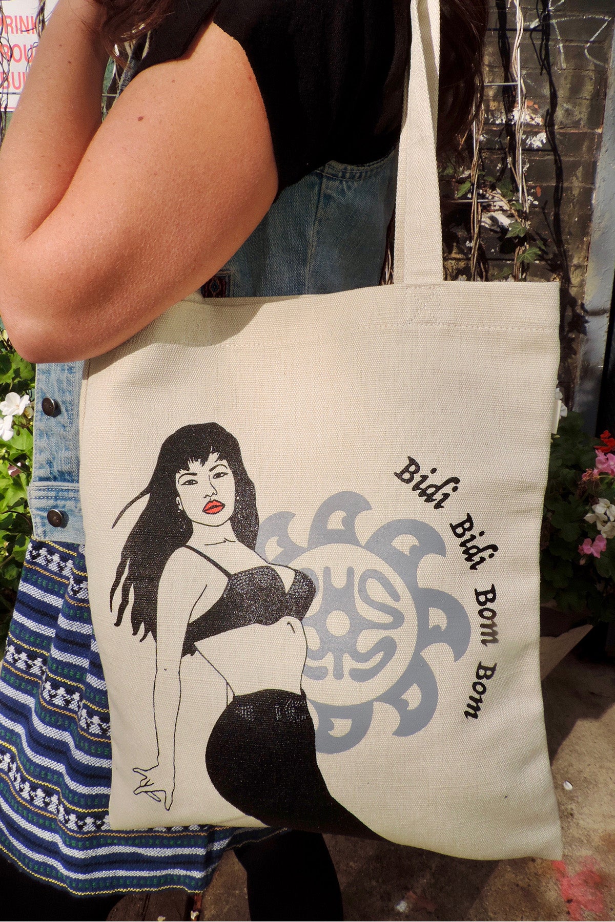 Bidi Bidi Bom Bom - Selena Quintanilla Organic Cotton Tote