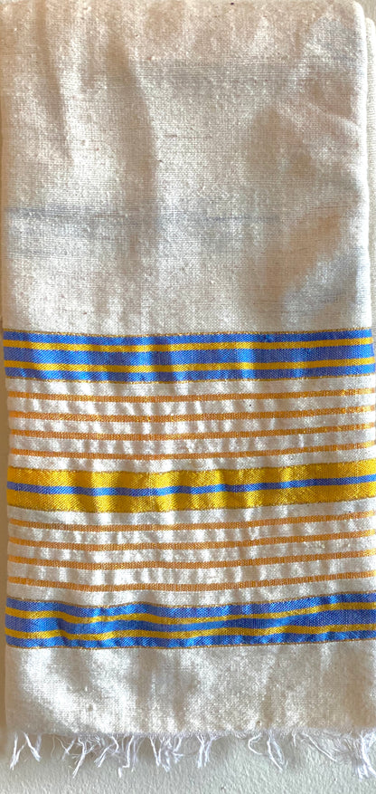 Ethiopian Hand Woven Cotton Scarves In 6 Colors