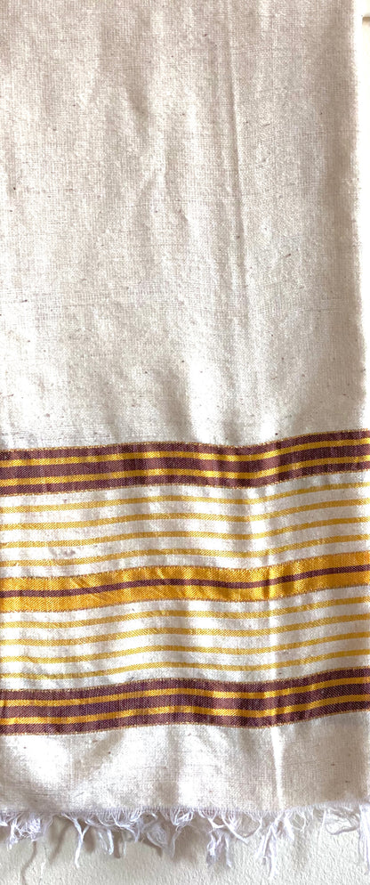 Ethiopian Hand Woven Cotton Scarves In 6 Colors