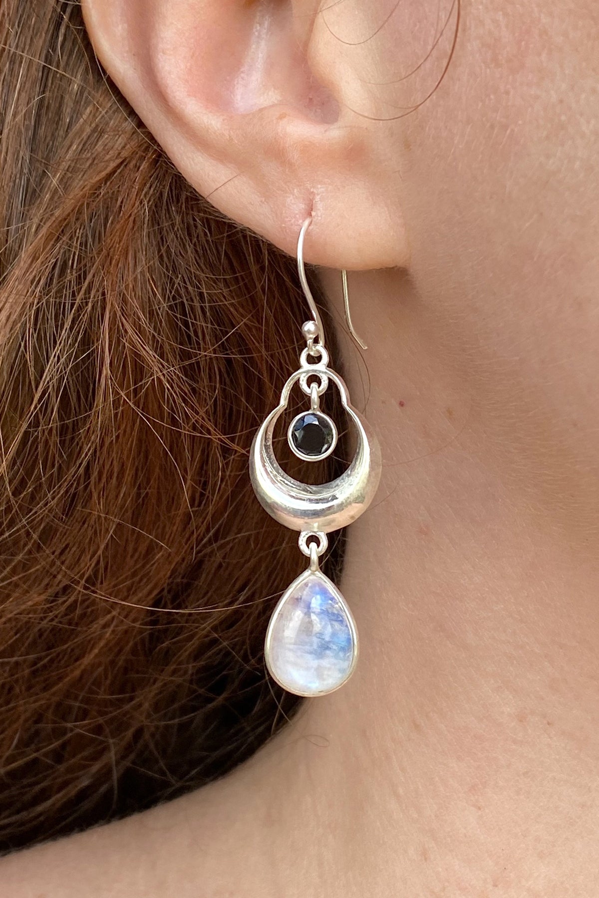 BoBo Sterling Silver Gemstone Teardrop Earrings- 5 Varieties