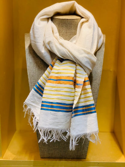 Ethiopian Hand Woven Cotton Scarves In 6 Colors